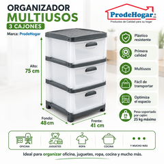 Cajonero 3 niveles